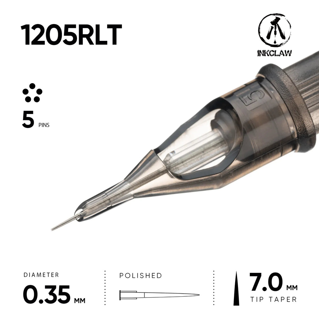 Inkclaw Tight 5 Round Liner Tattoo Cartridges
