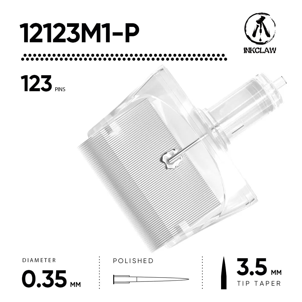 Inkclaw Clear 12123 Magnum Tattoo Cartridges
