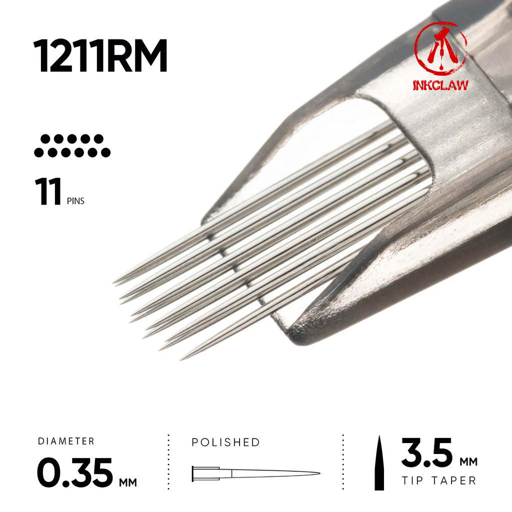 Inkclaw 11 Round Magnum Tattoo Cartridges