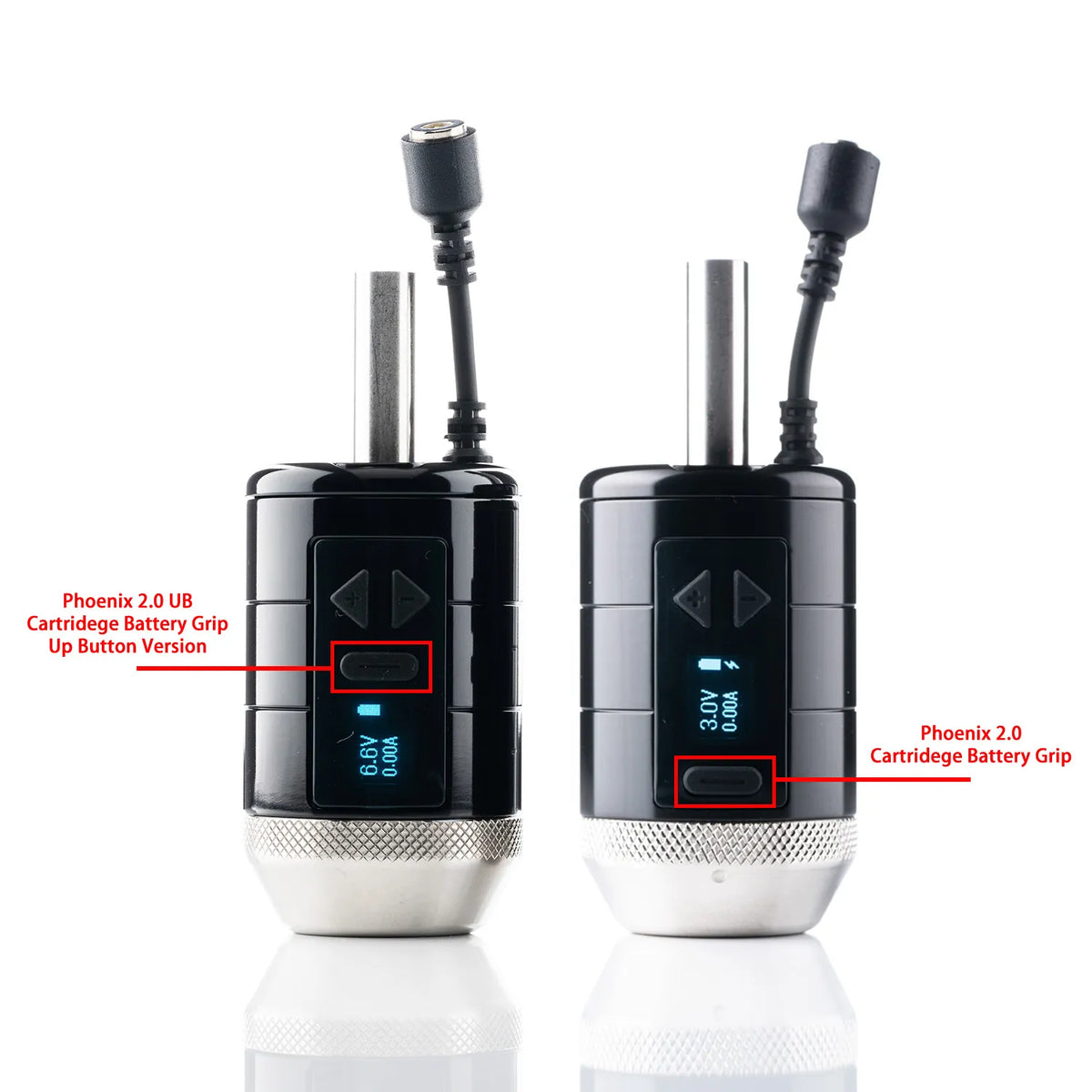 Inkclaw Phoenix 2.0 UB Cartridges Battery Grip - Up Button Version
