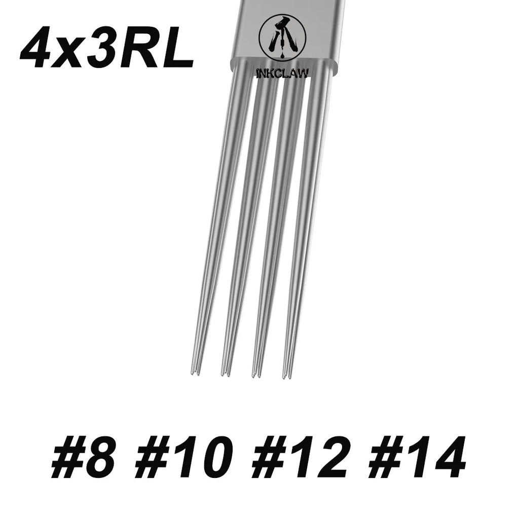 Inkclaw 4x3 Spezial Einweg-Tattoo-Nadelmodule (Traditional Bar)