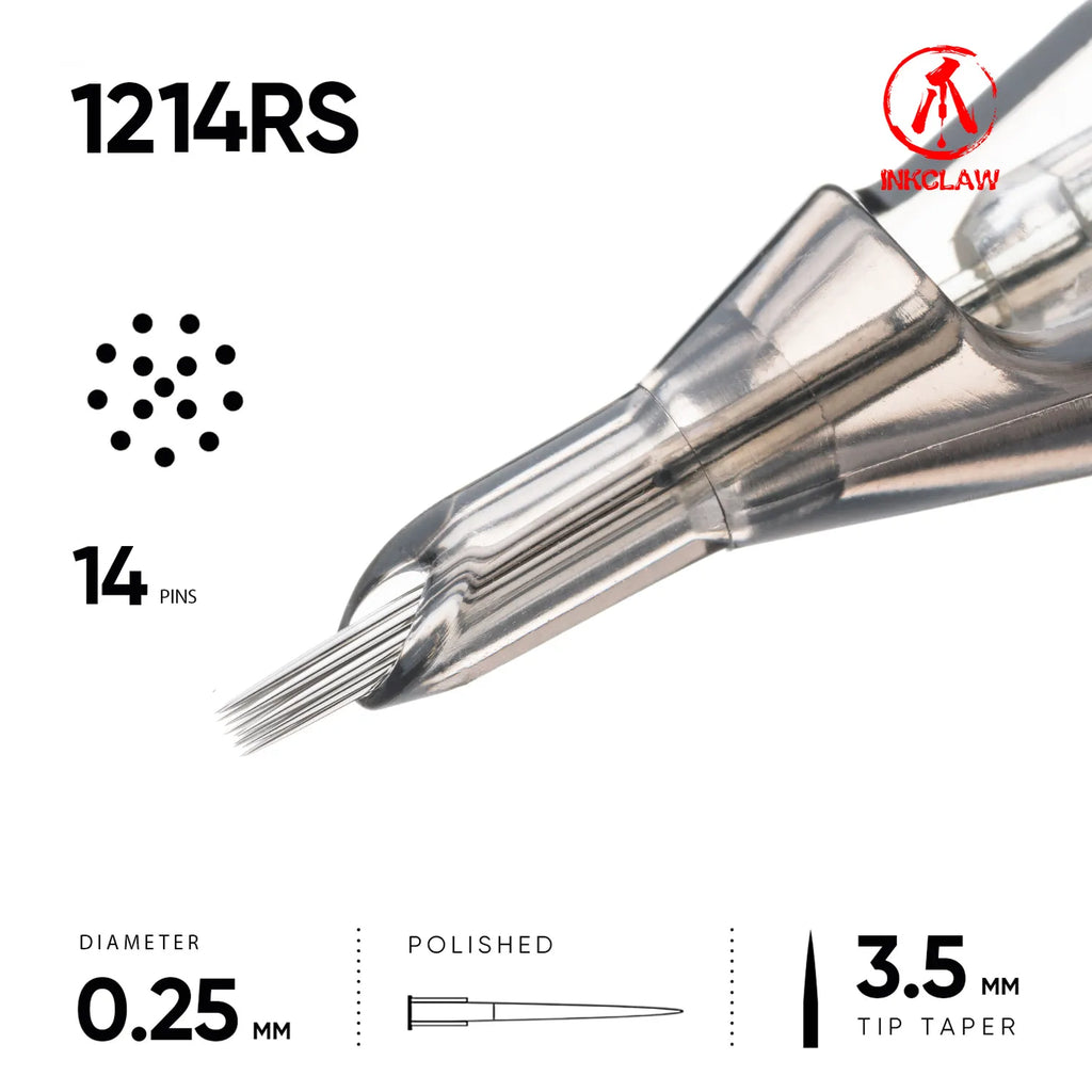 Inkclaw 14 Round Shader Tattoo Cartridges