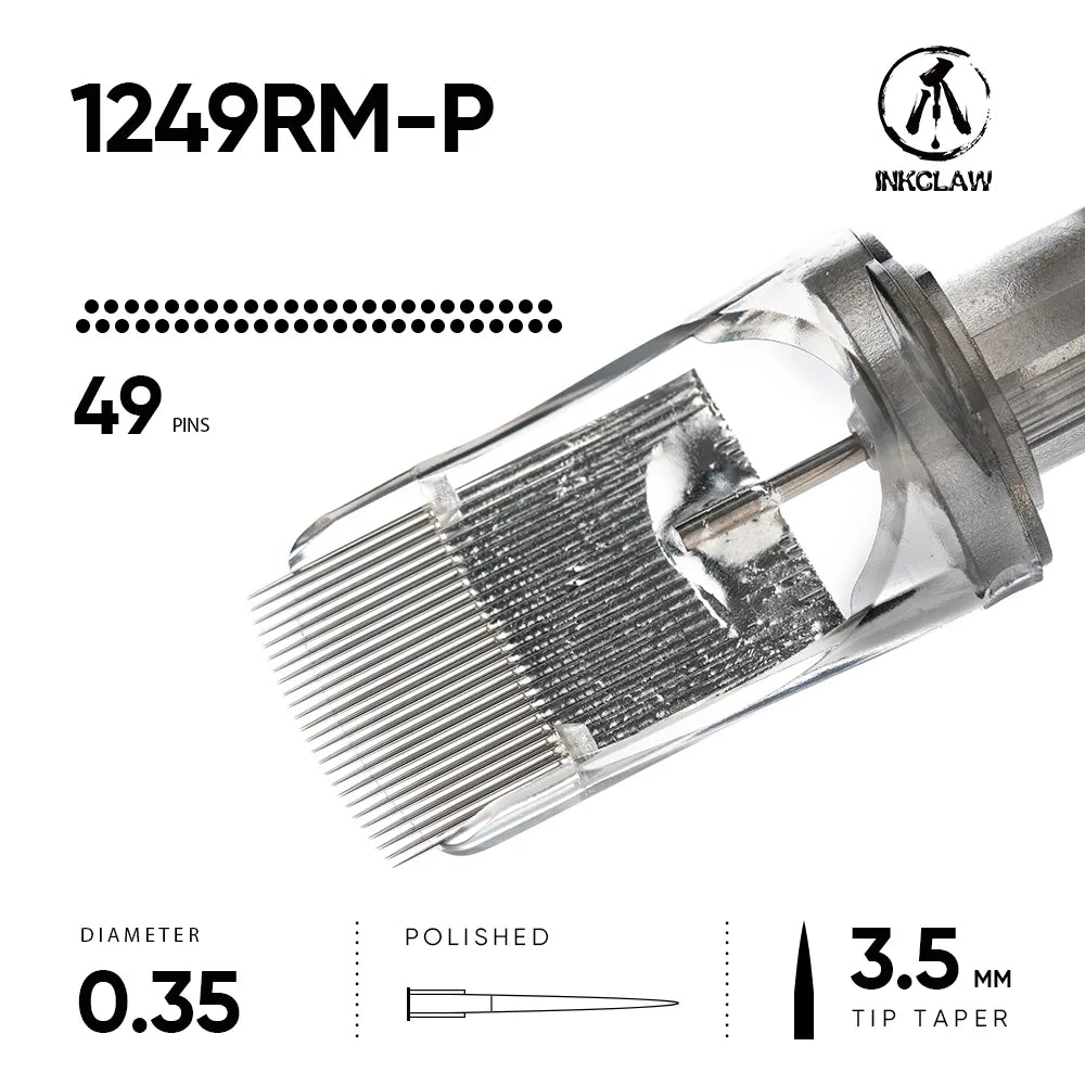 Inkclaw 49 Round Magnum Tattoo Cartridges