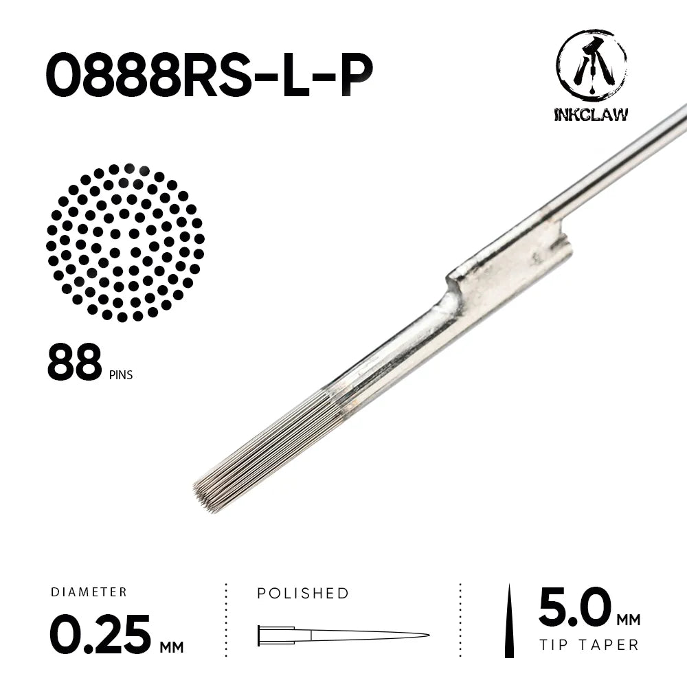 Inkclaw 88RS Round Shader Tattoo Needles On Bar