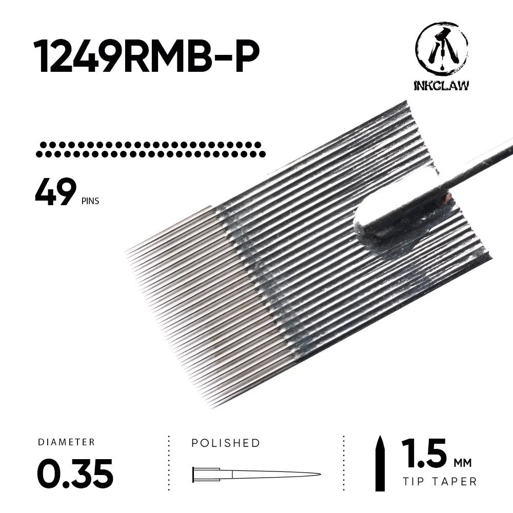 Inkclaw 49  Round Magnum Tattoo Needles on Bar