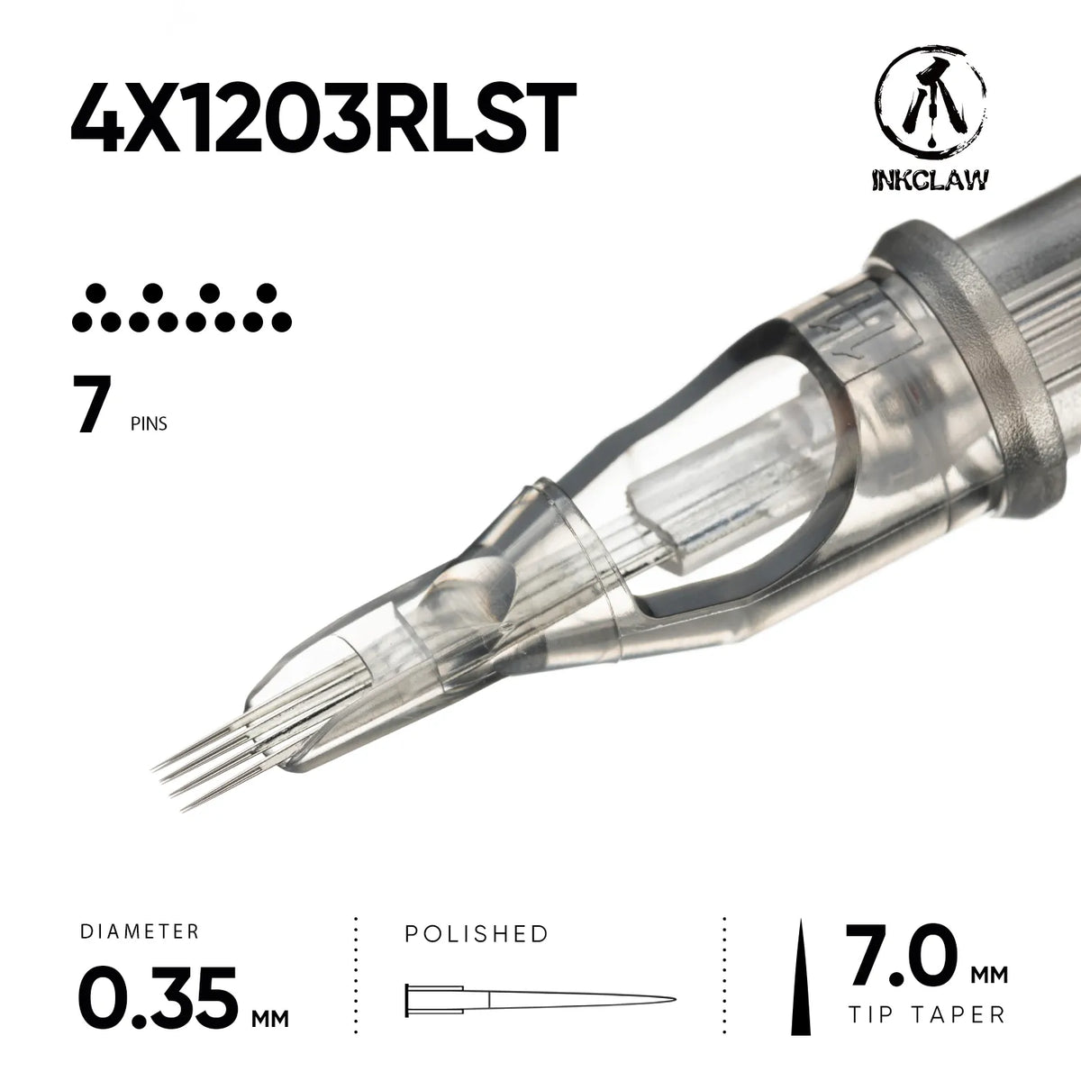 Inkclaw Super Tight 4x3RL Magnum Tattoo Cartridges