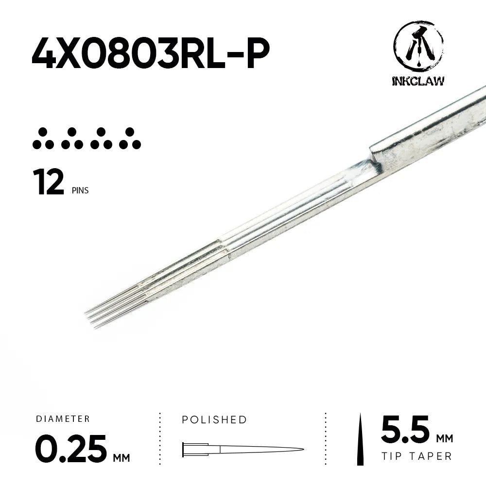 Inkclaw 4x3 Spezial Einweg-Tattoo-Nadelmodule (Traditional Bar)
