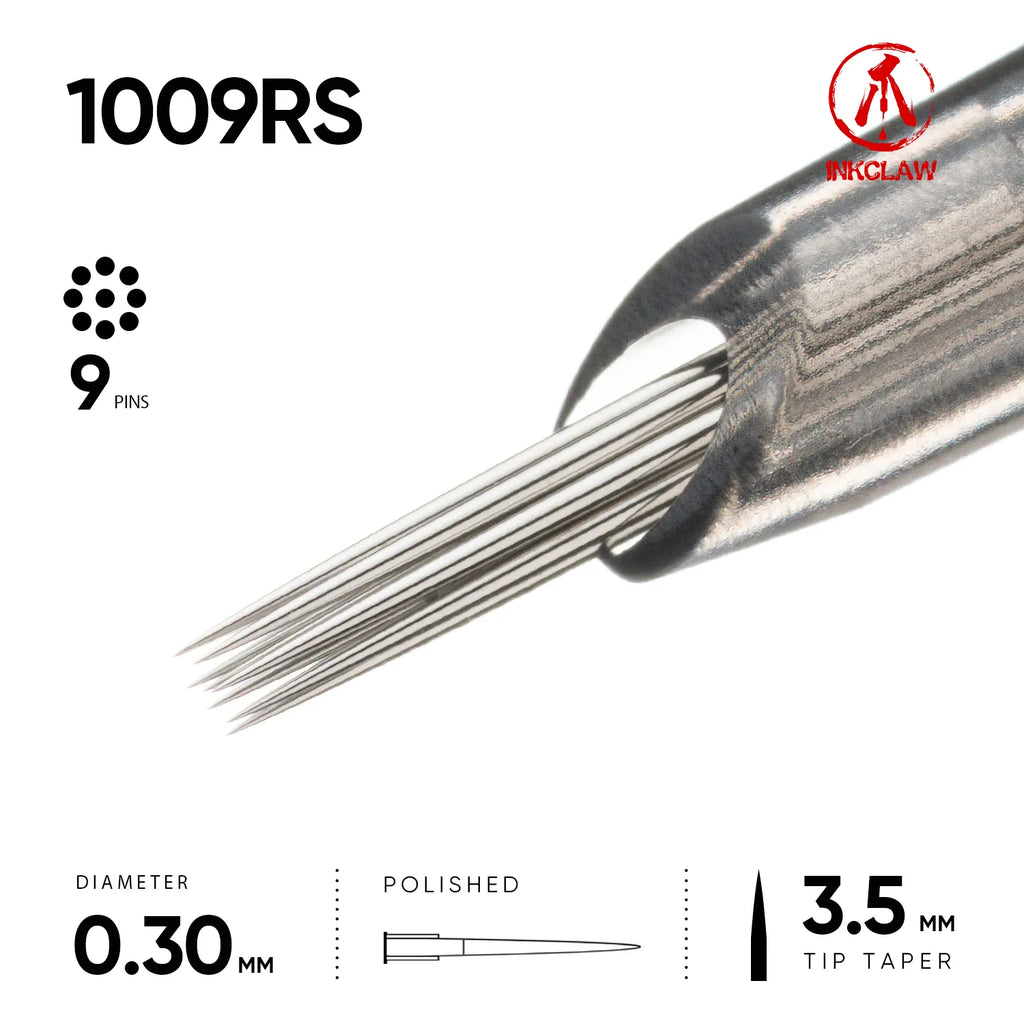 Inkclaw 9 Round Shader Tattoo Cartridges