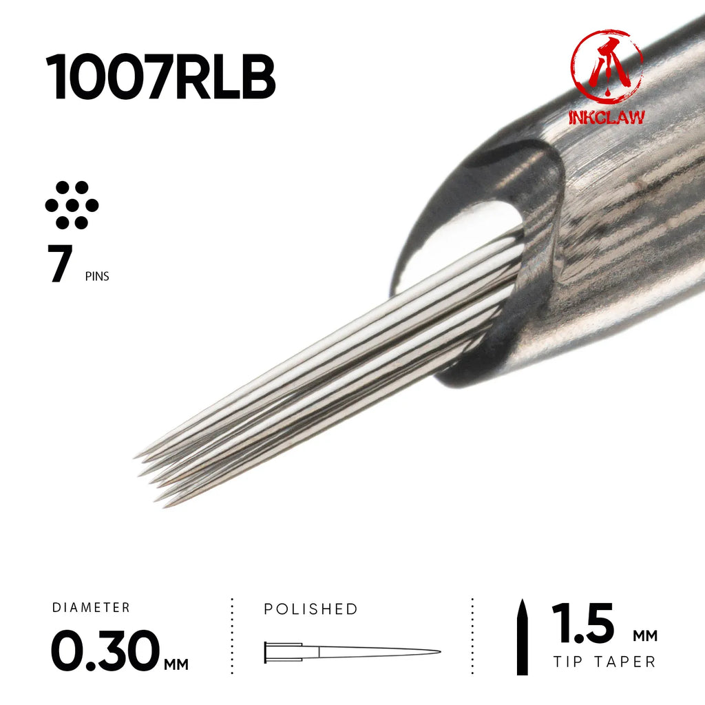 Inkclaw Bold 7 Round Liner Tattoo Cartridges