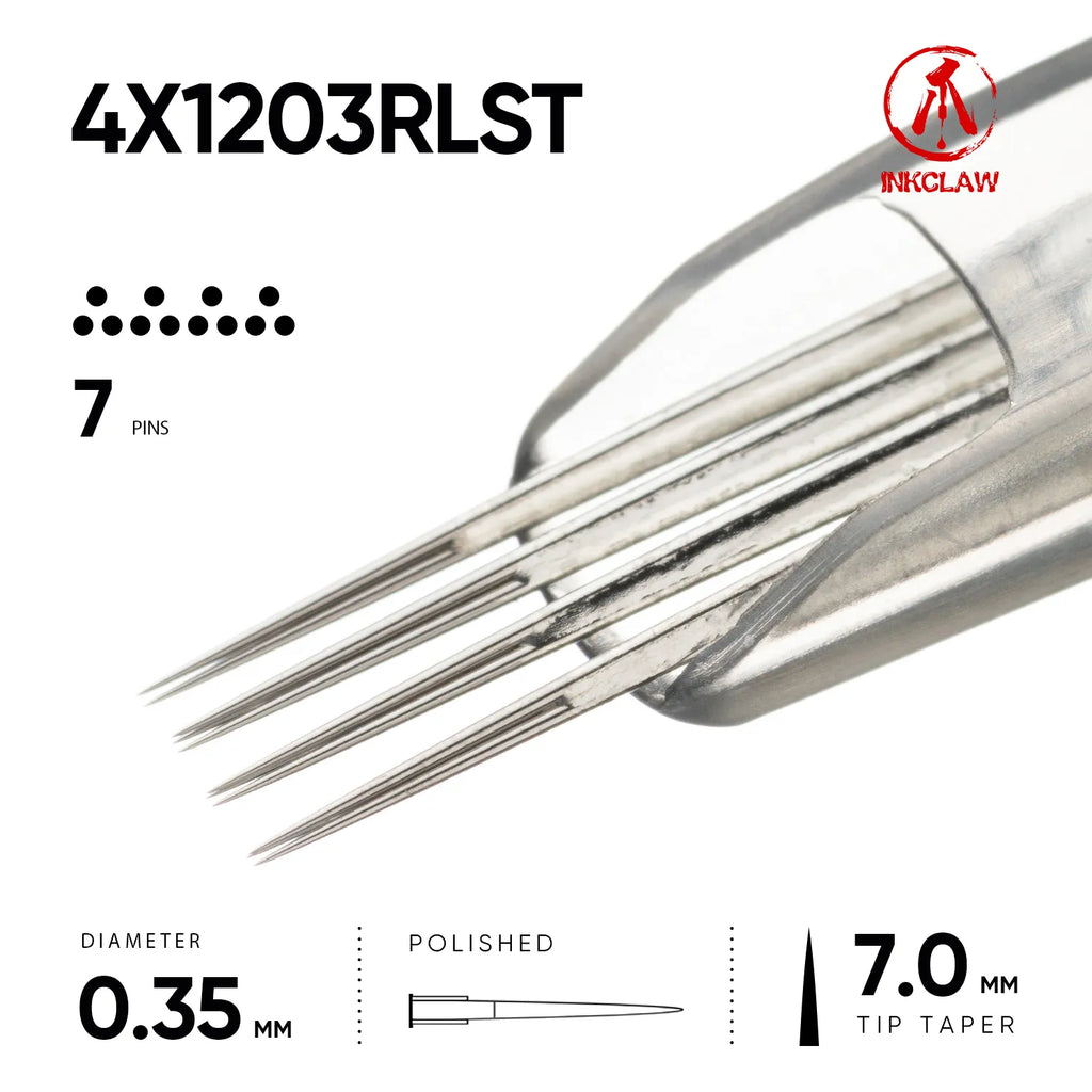 Inkclaw Super Tight 4x3RL Magnum Tattoo Cartridges