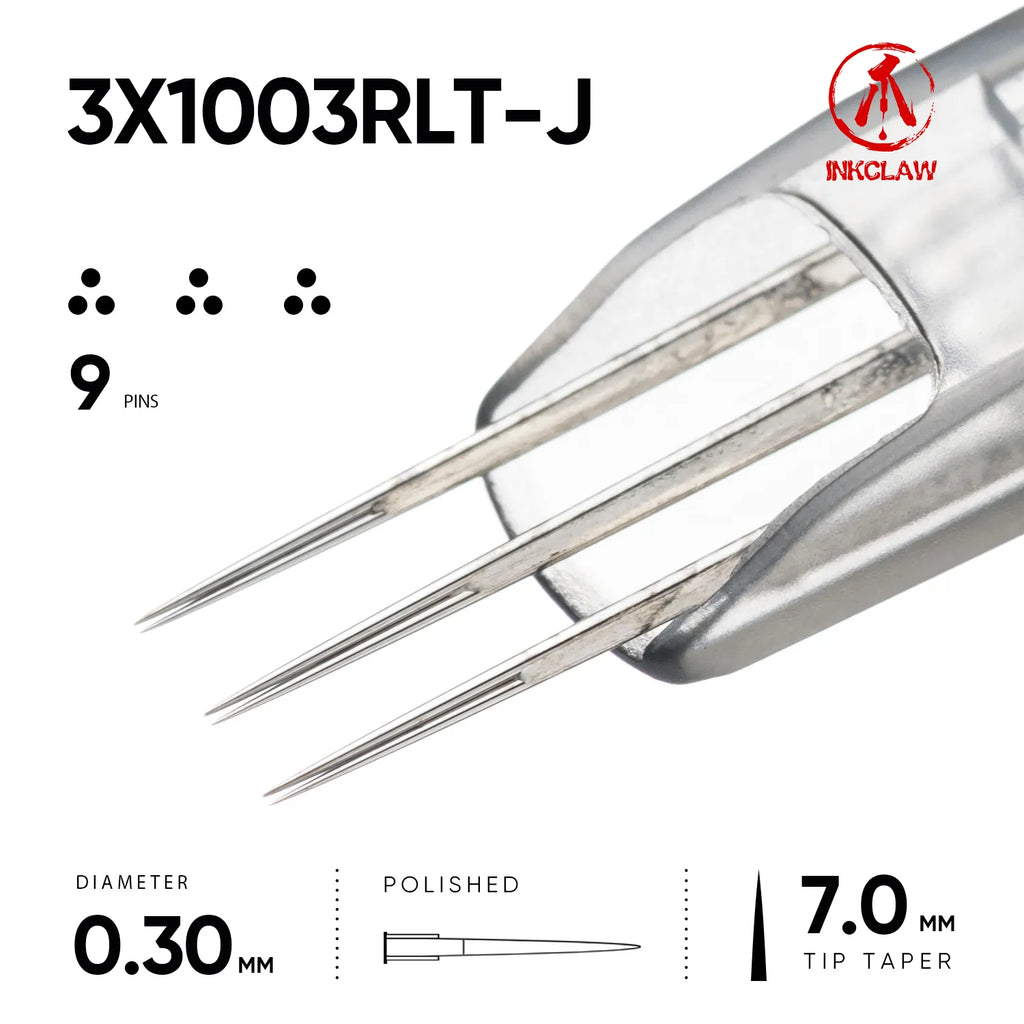 Inkclaw Tight 3x3RL Magnum Cartridges - Double Spacing