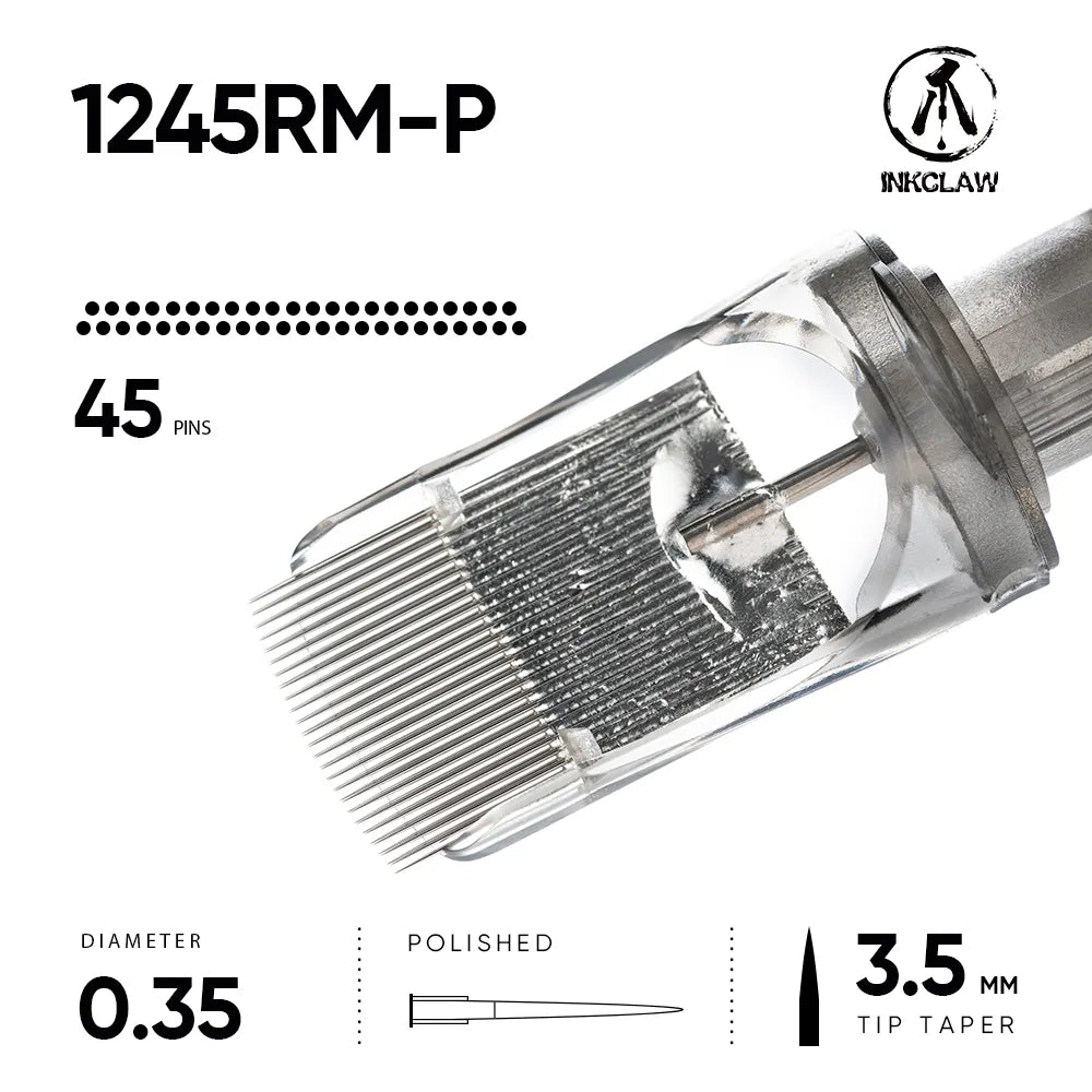 Inkclaw 45 Round Magnum Tattoo Cartridges