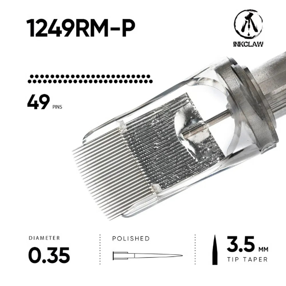 Inkclaw Tensions 1249 Round Magnum Tattoo Cartridges