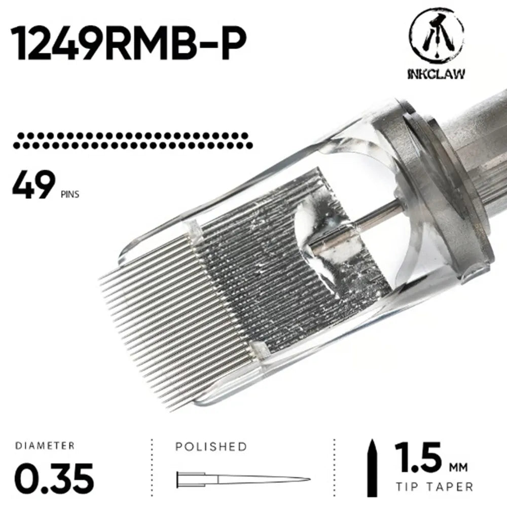 Inkclaw Bold 1249 Round Magnum Tattoo Cartridges