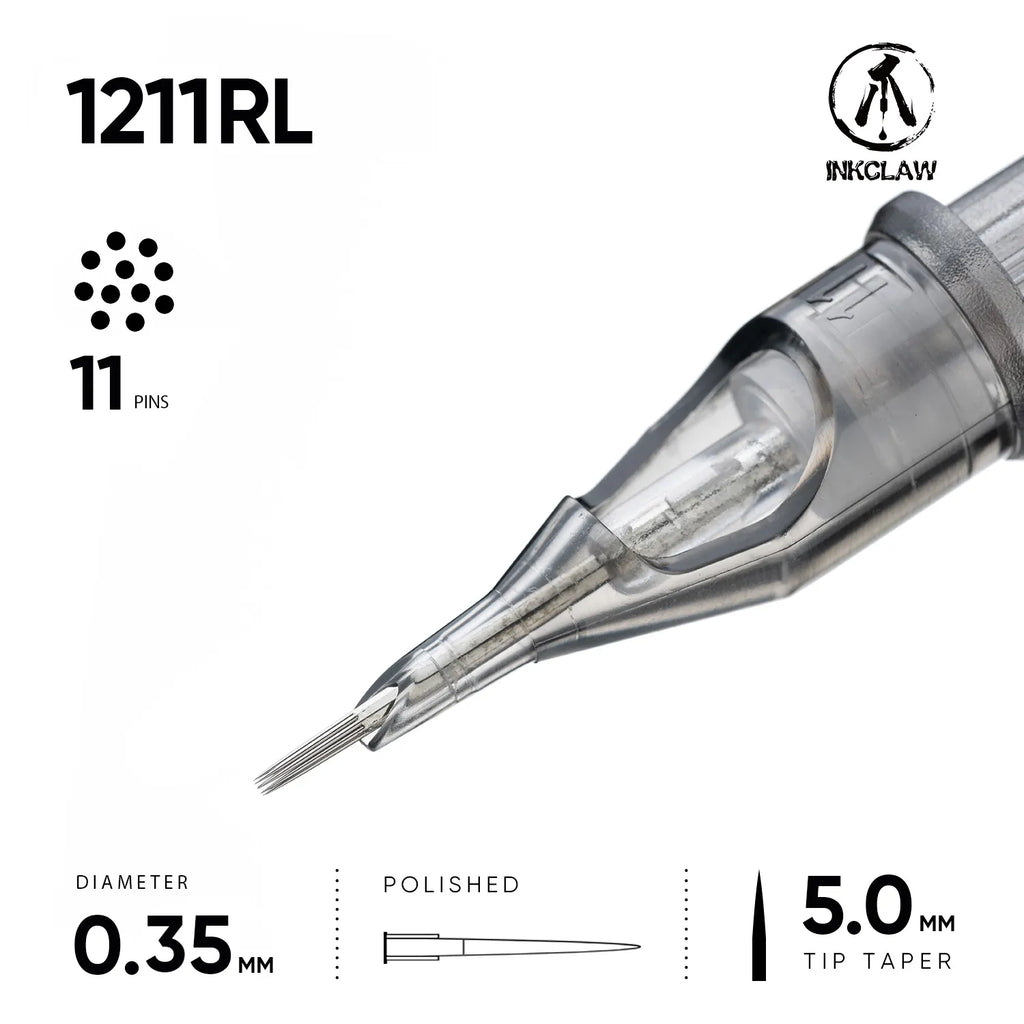 Inkclaw 11 Round Liner Tattoo Cartridges