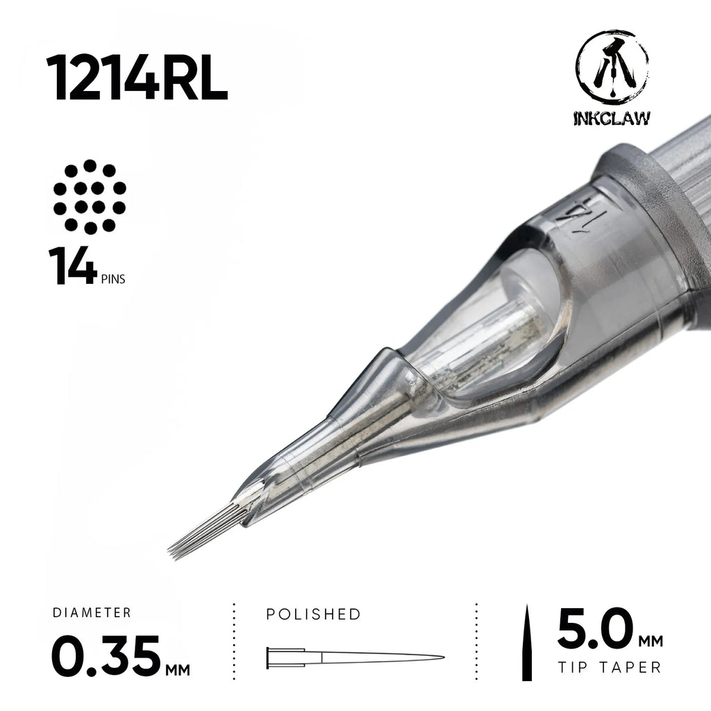 Inkclaw 14 Round Liner Tattoo Cartridges