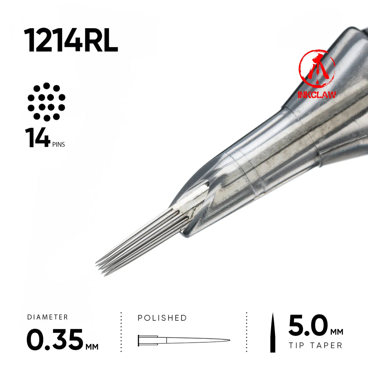 Inkclaw 14 Round Liner Tattoo Cartridges