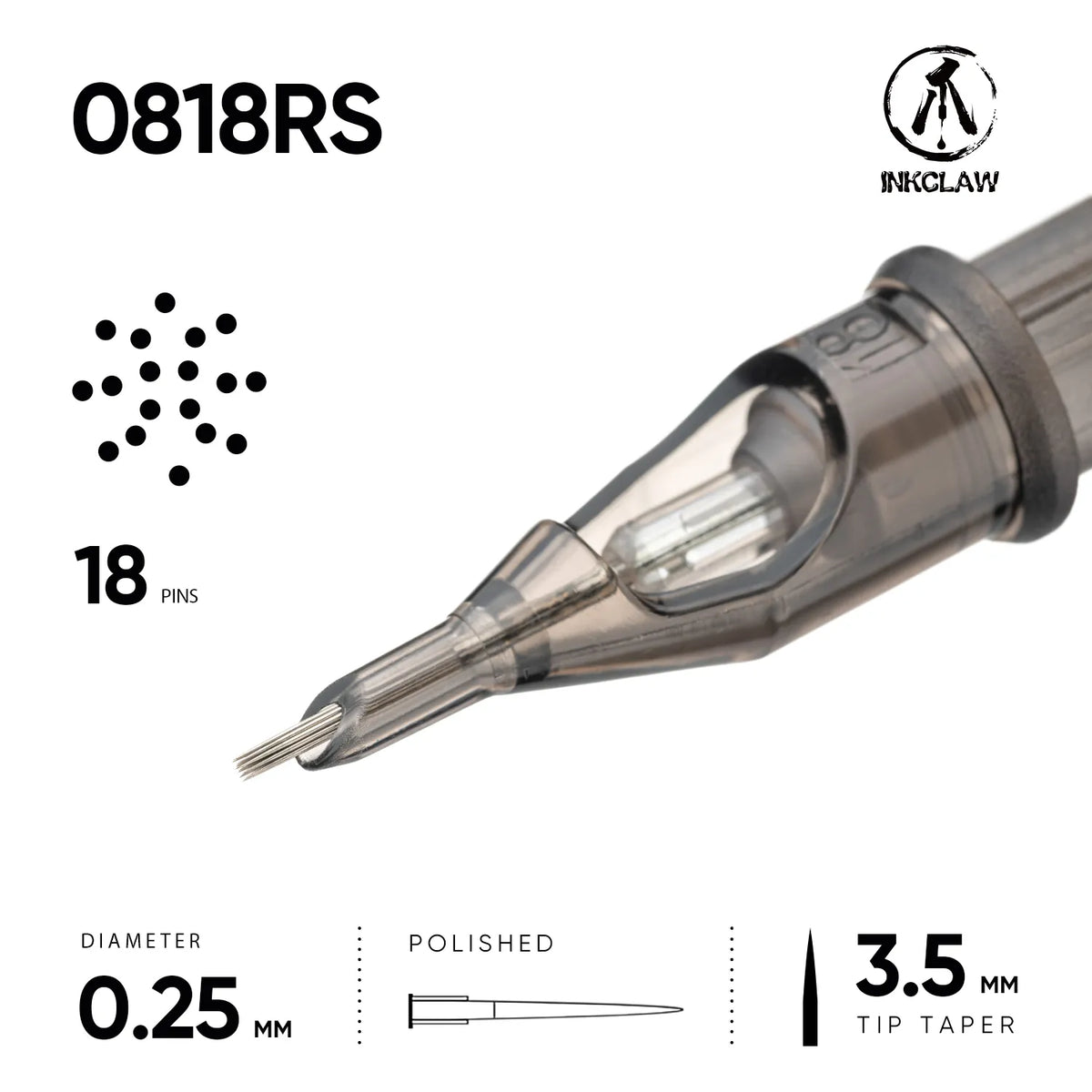 Inkclaw 18 Round Shader Tattoo Cartridges
