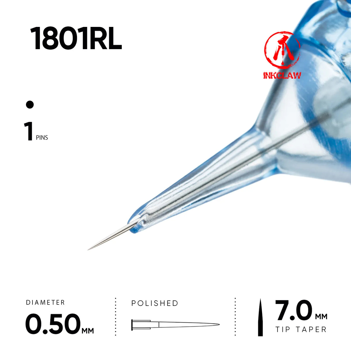 Inkclaw 1 Round Liner Tattoo Cartridges