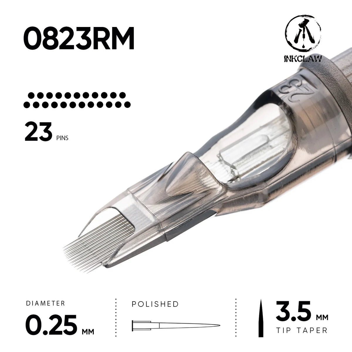 Inkclaw 23 Round Magnum Tattoo Cartridges