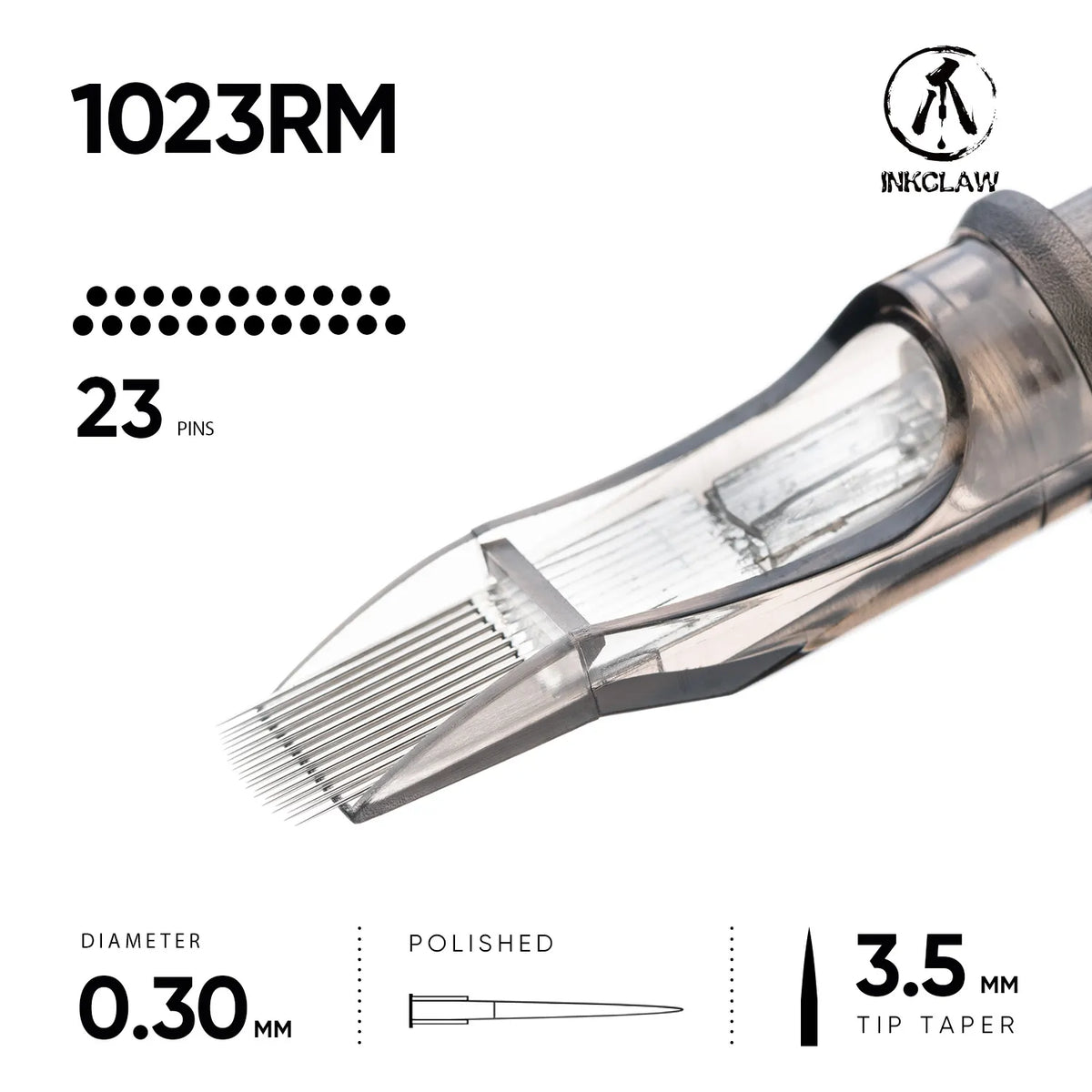 Inkclaw 23 Round Magnum Tattoo Cartridges