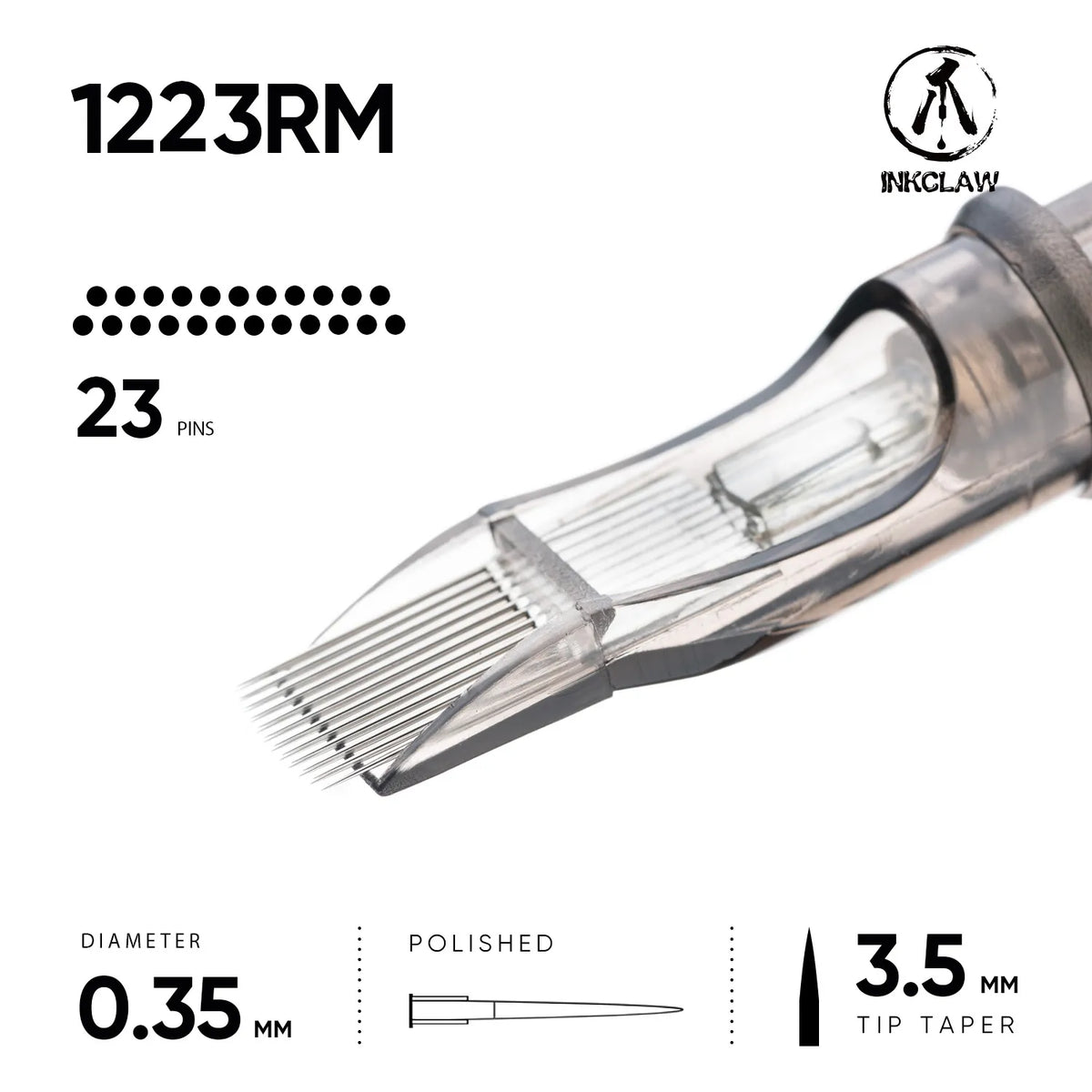Inkclaw 23 Round Magnum Tattoo Cartridges