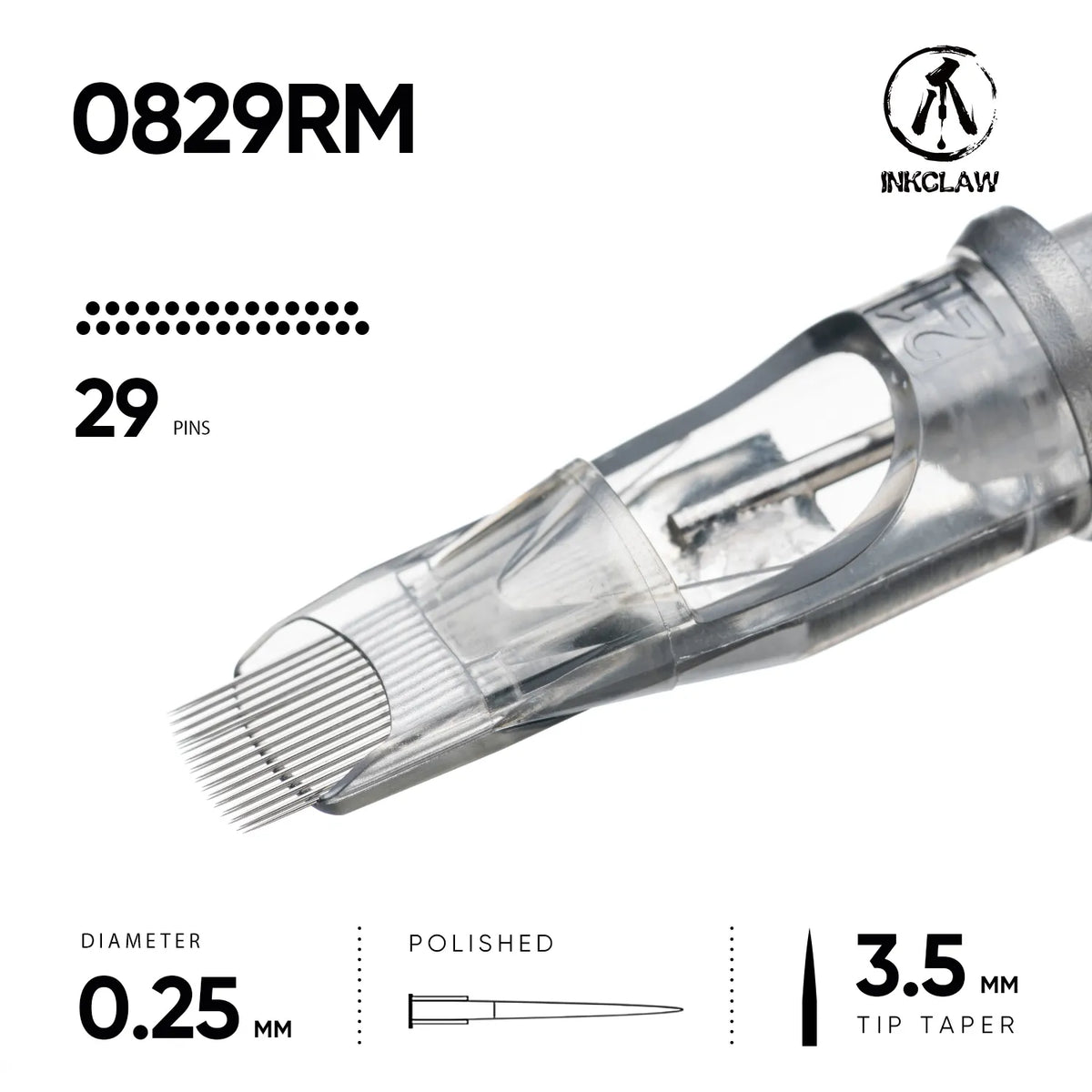 Inkclaw 29 Round Magnum Tattoo Cartridges