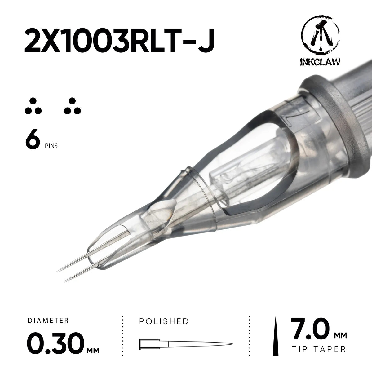 Inkclaw Tight 2x3RL Magnum Cartridges - Double Spacing