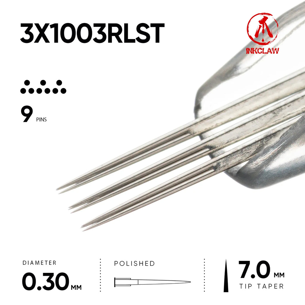 Inkclaw Super Tight 3x3RL Magnum Cartridges