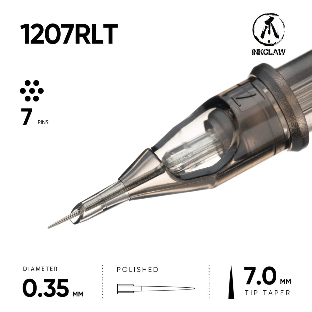 Inkclaw Tight 7 Round Liner Tattoo Cartridges