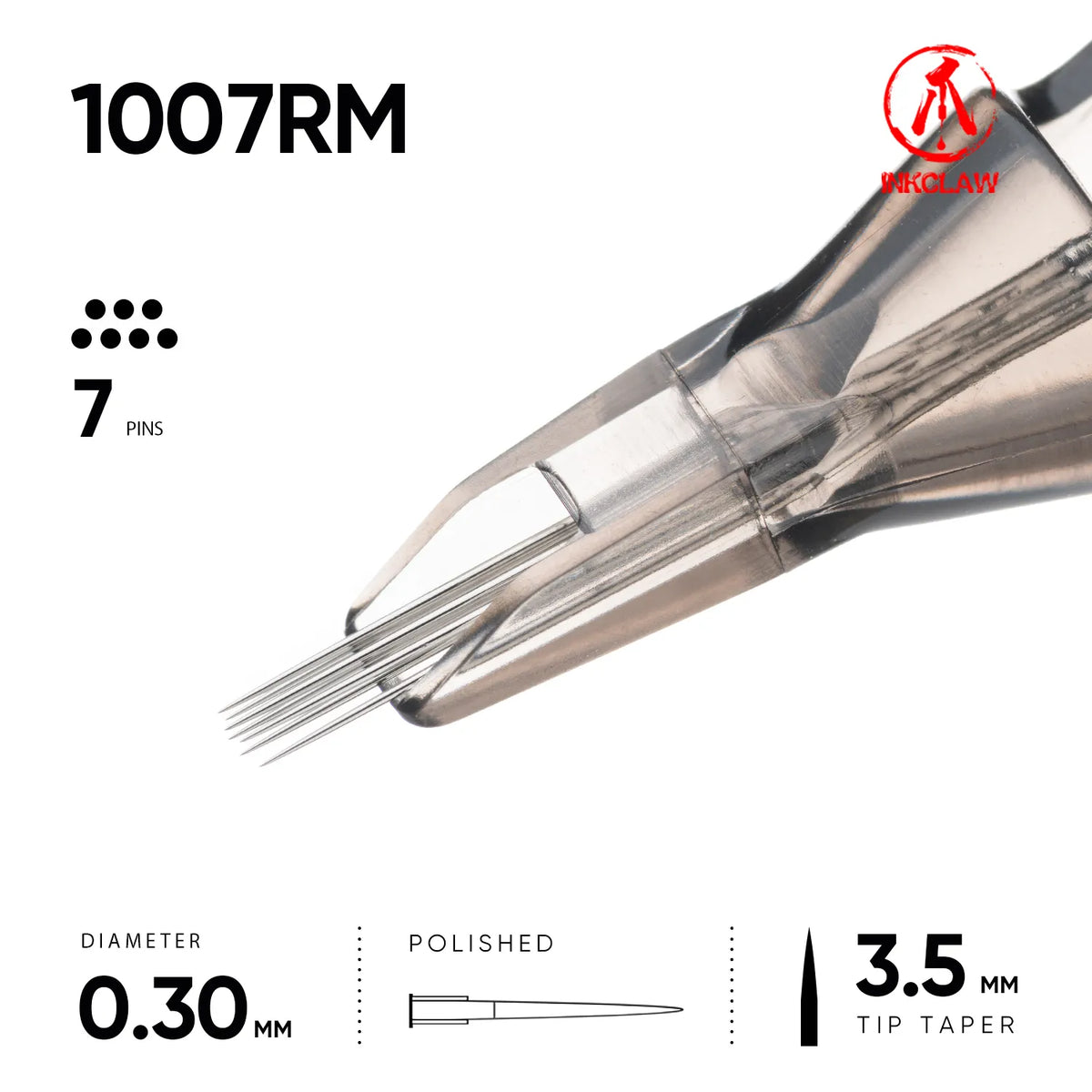 Inkclaw 7 Round Magnum Tattoo Cartridges