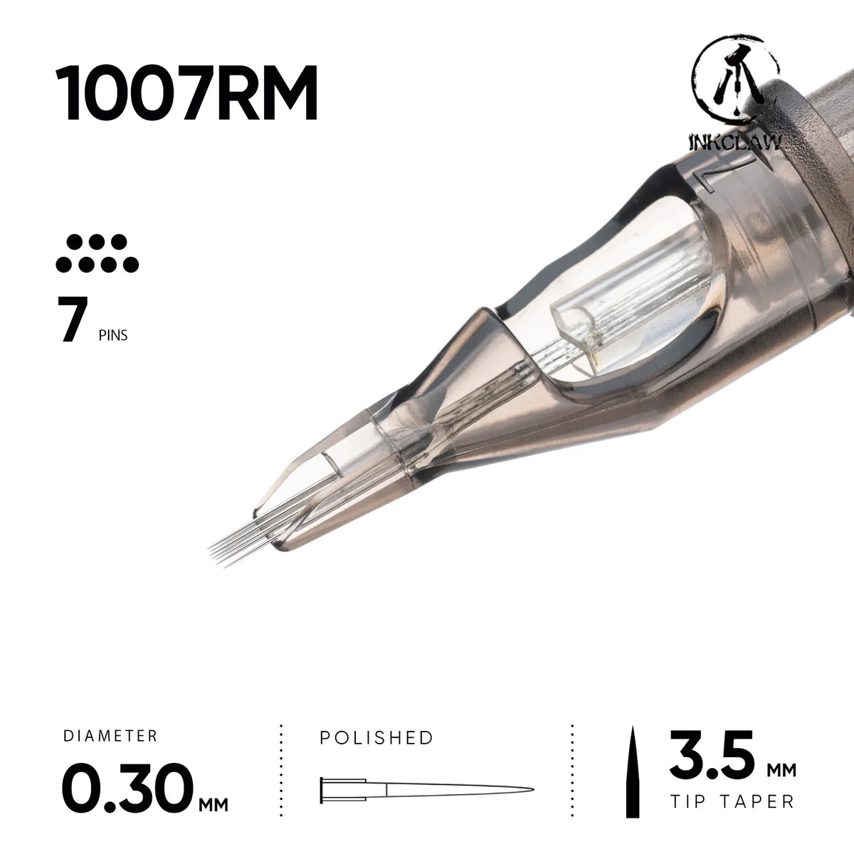 Inkclaw 7 Round Magnum Tattoo Cartridges