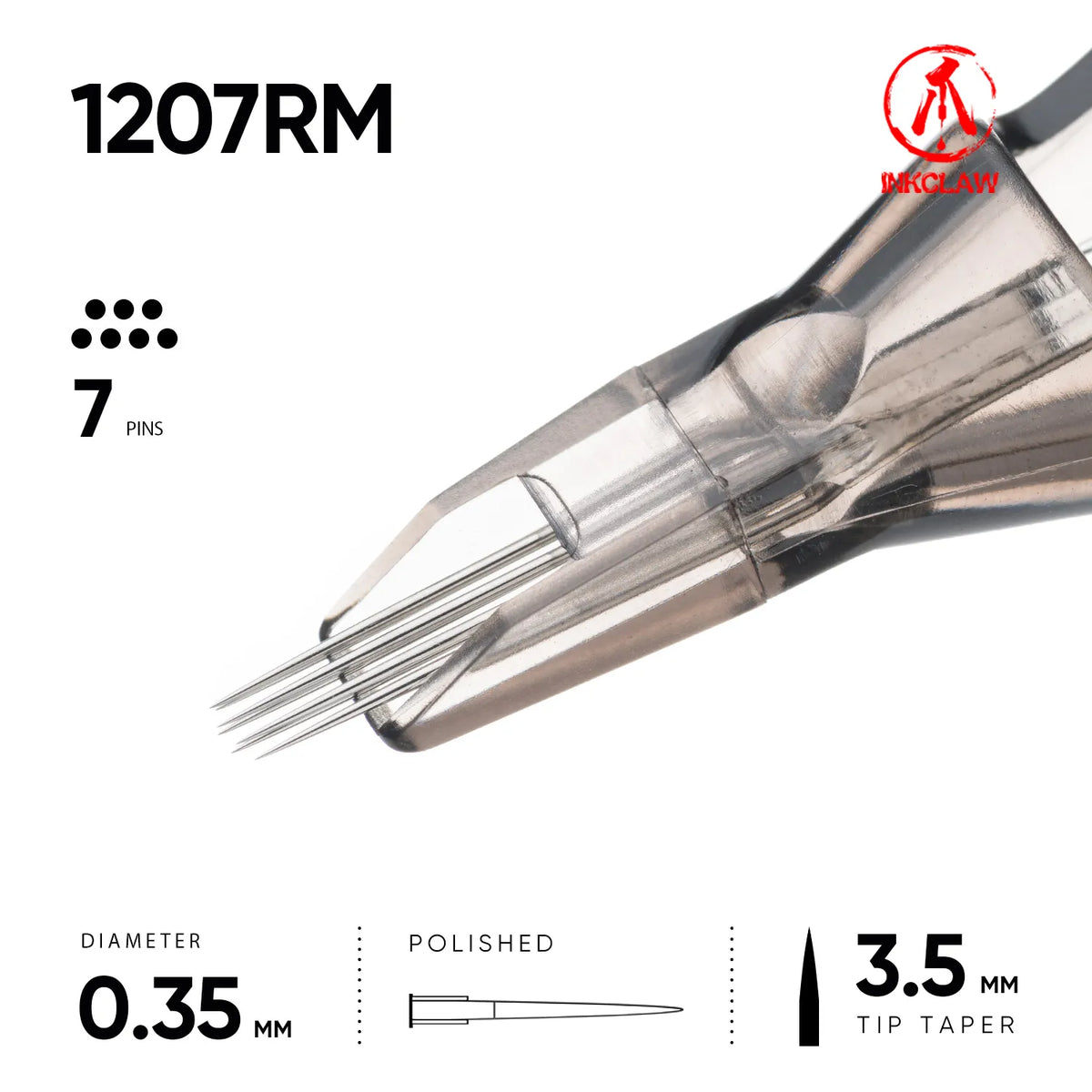 Inkclaw 7 Round Magnum Tattoo Cartridges