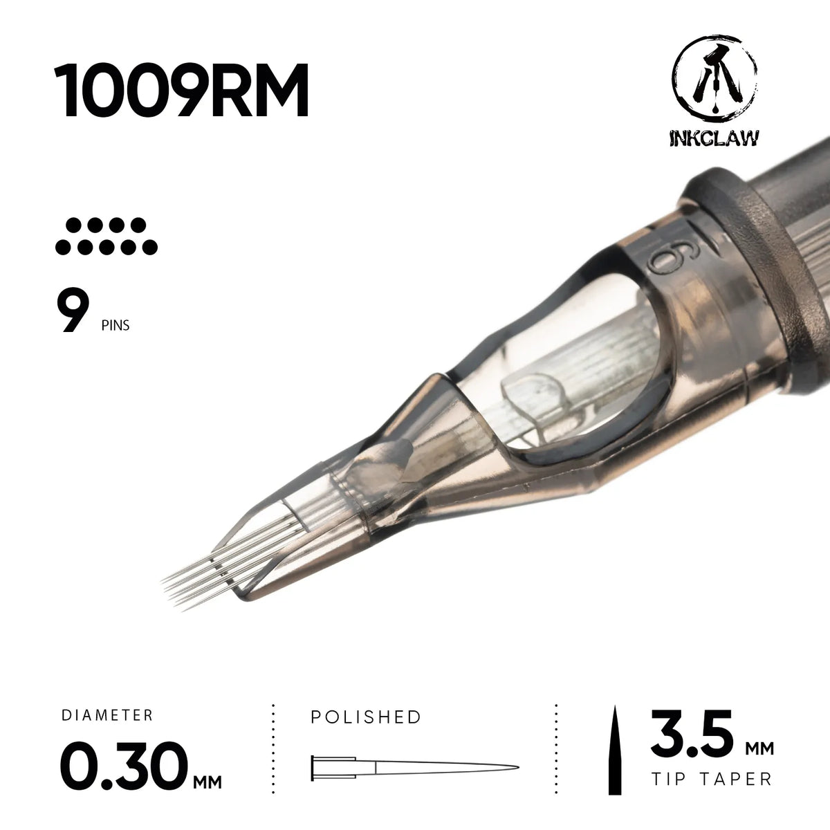 Inkclaw 9 Round Magnum Tattoo Cartridges