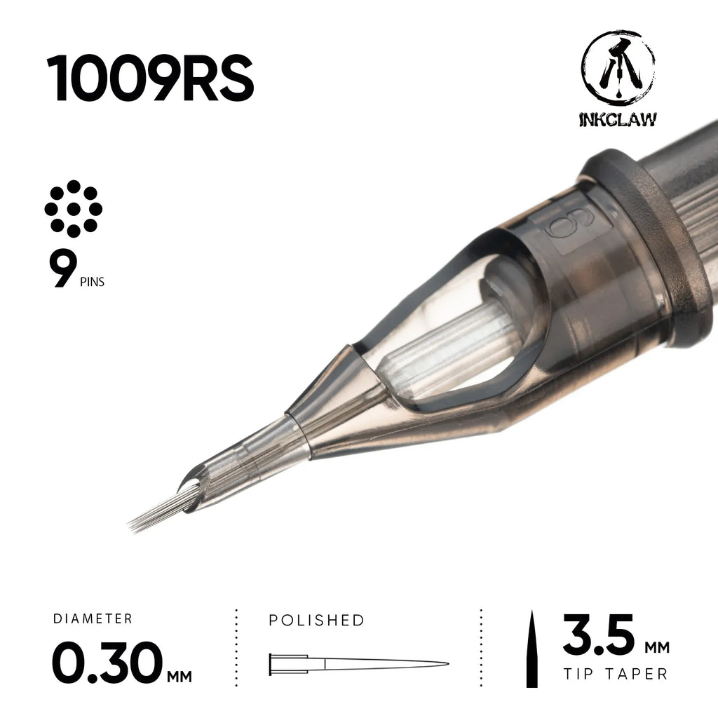 Inkclaw 9 Round Shader Tattoo Cartridges