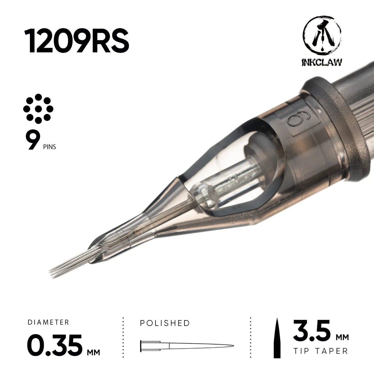 Inkclaw 9 Round Shader Tattoo Cartridges