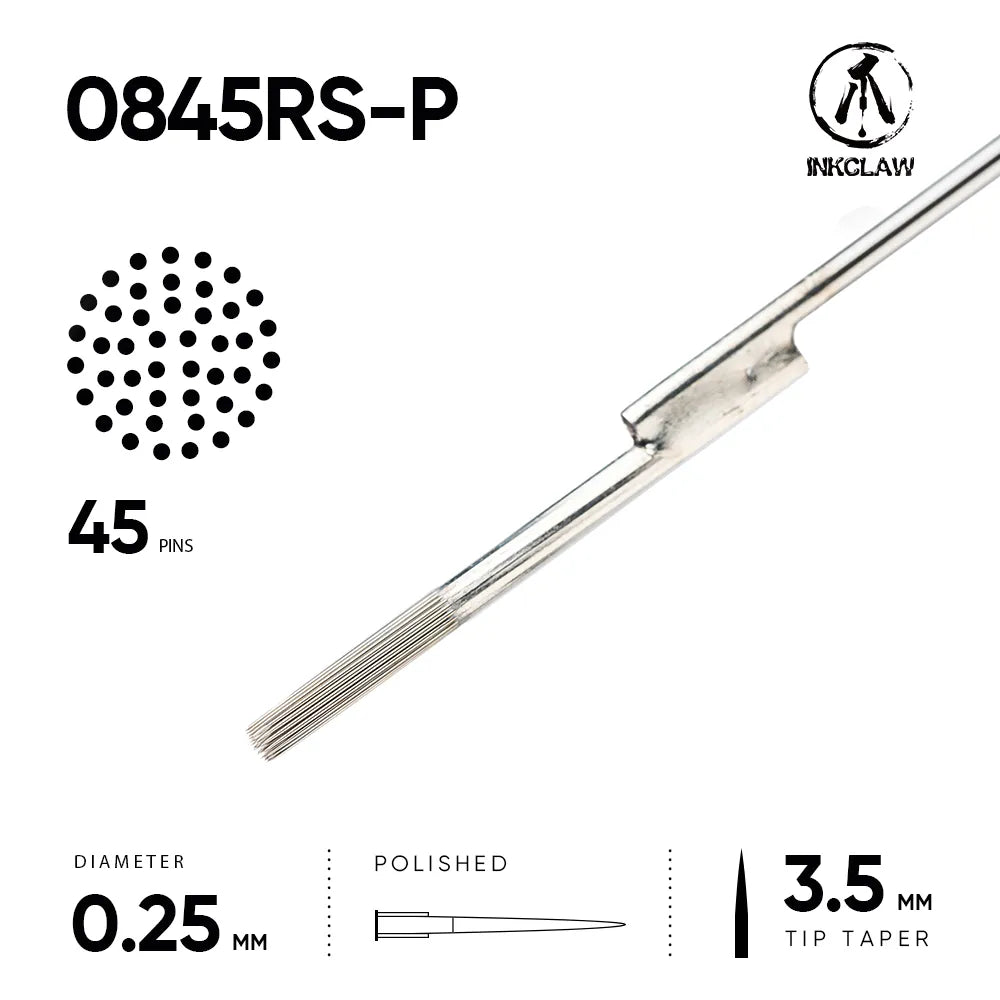Inkclaw 45RS Round Shader Tattoo Needles On Bar