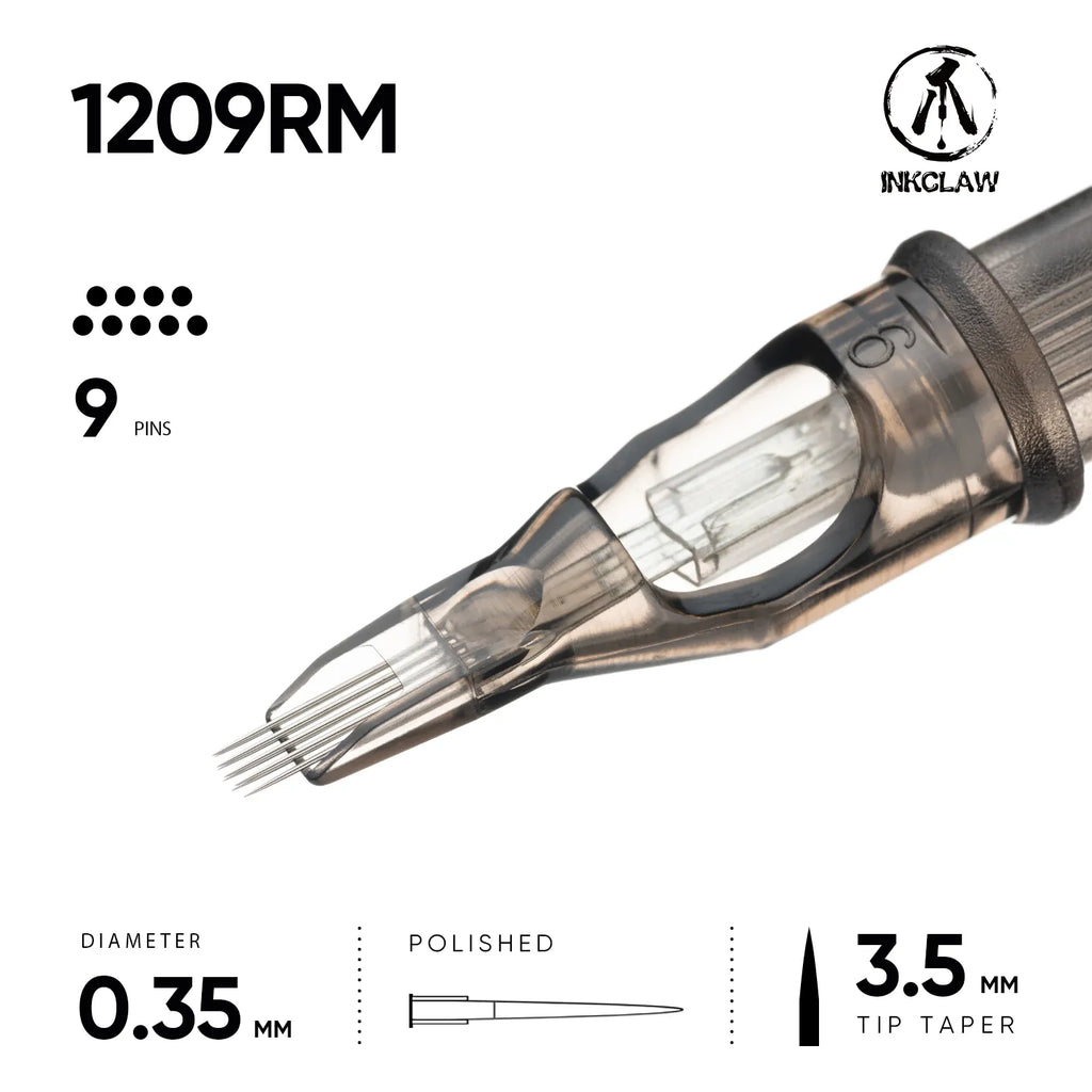 Inkclaw 9 Round Magnum Tattoo Cartridges
