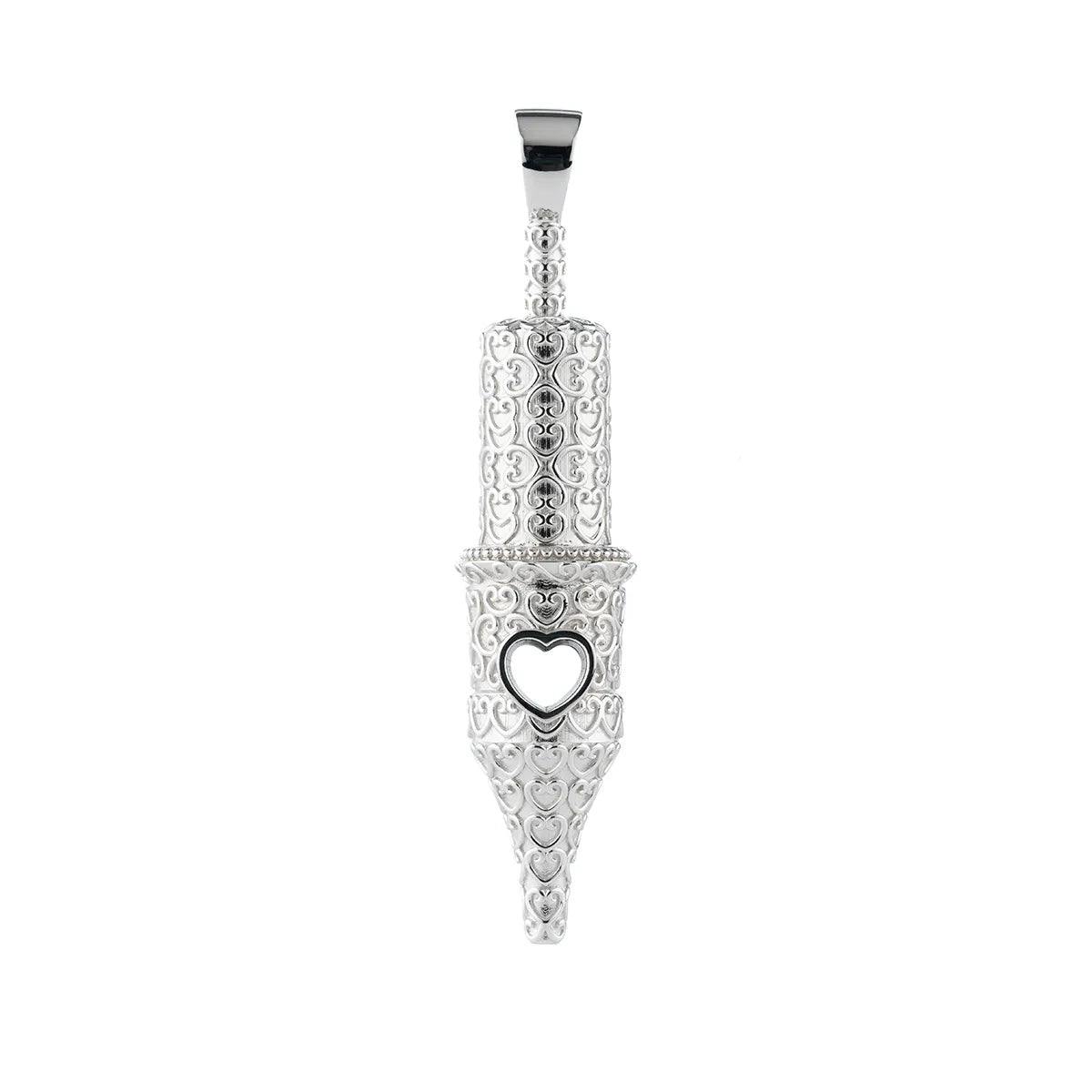 Heart Pattern Round Liner Tattoo Pendant