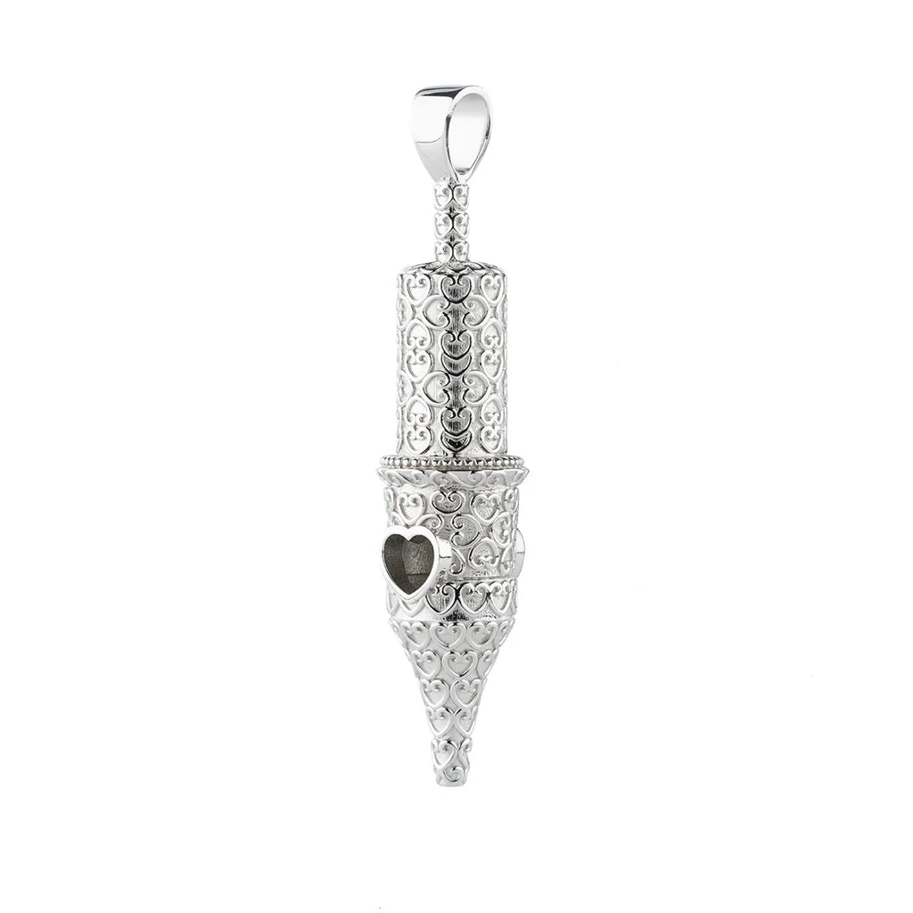 Heart Pattern Round Liner Tattoo Pendant