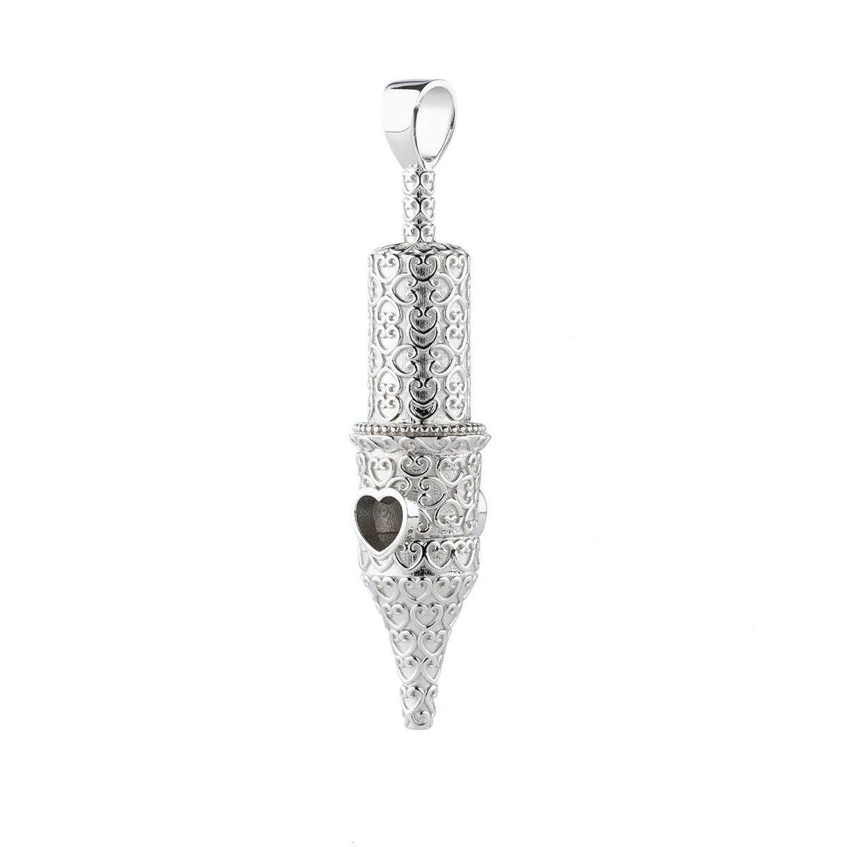 Heart Pattern Round Liner Tattoo Pendant