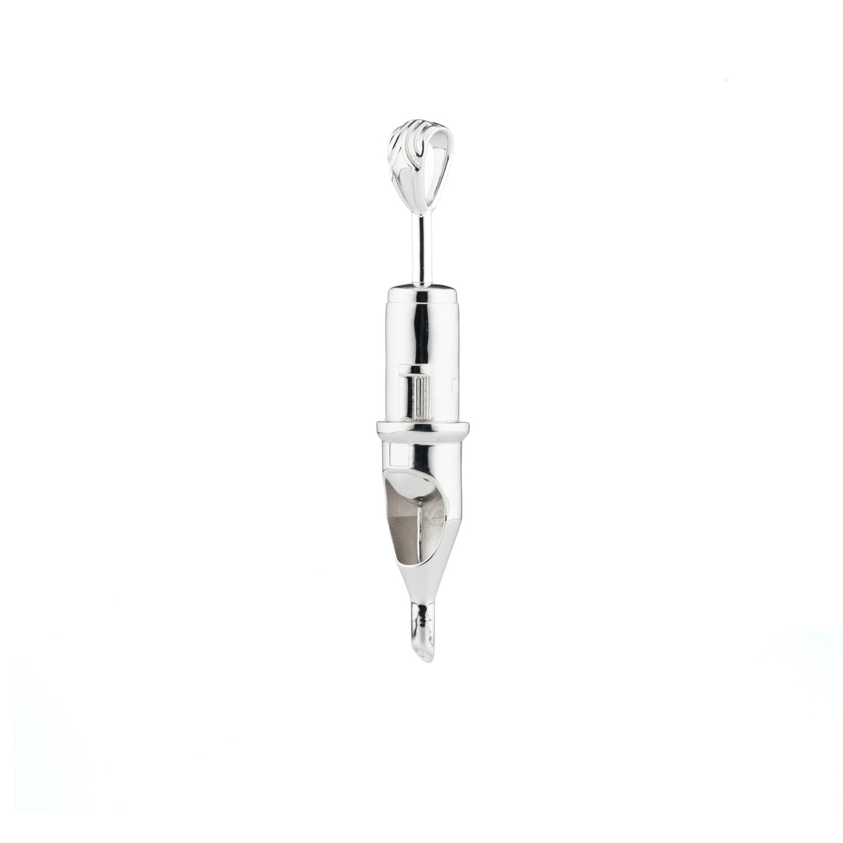 Tattoo Round Liner Cartridge Pendant Standard V2 - Silver