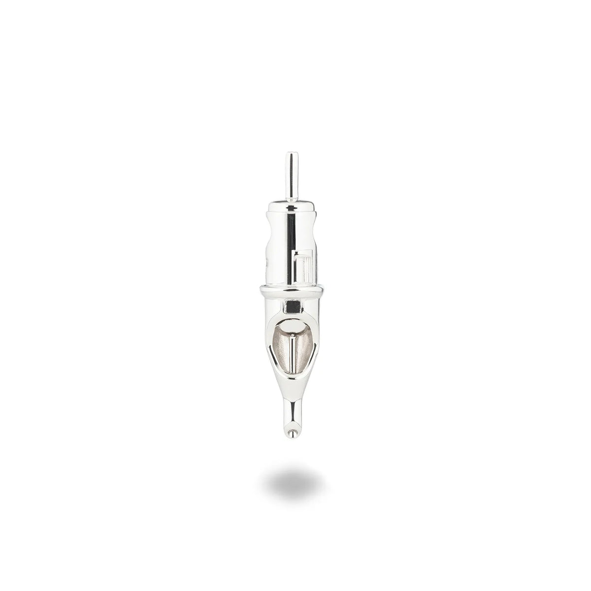 Tiny Round Liner Cartridge Pendant Jewelry - Silver