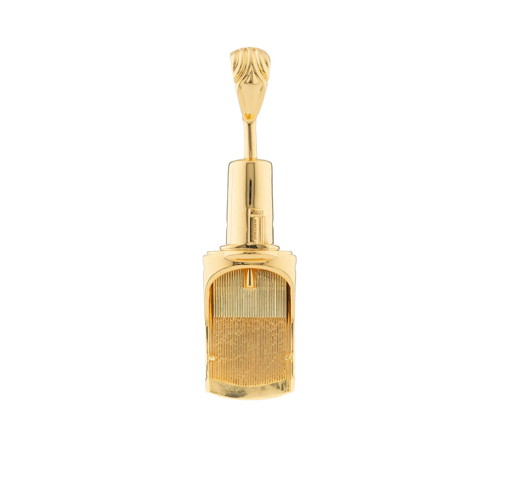 Round Magnum Pendant Gold Plated