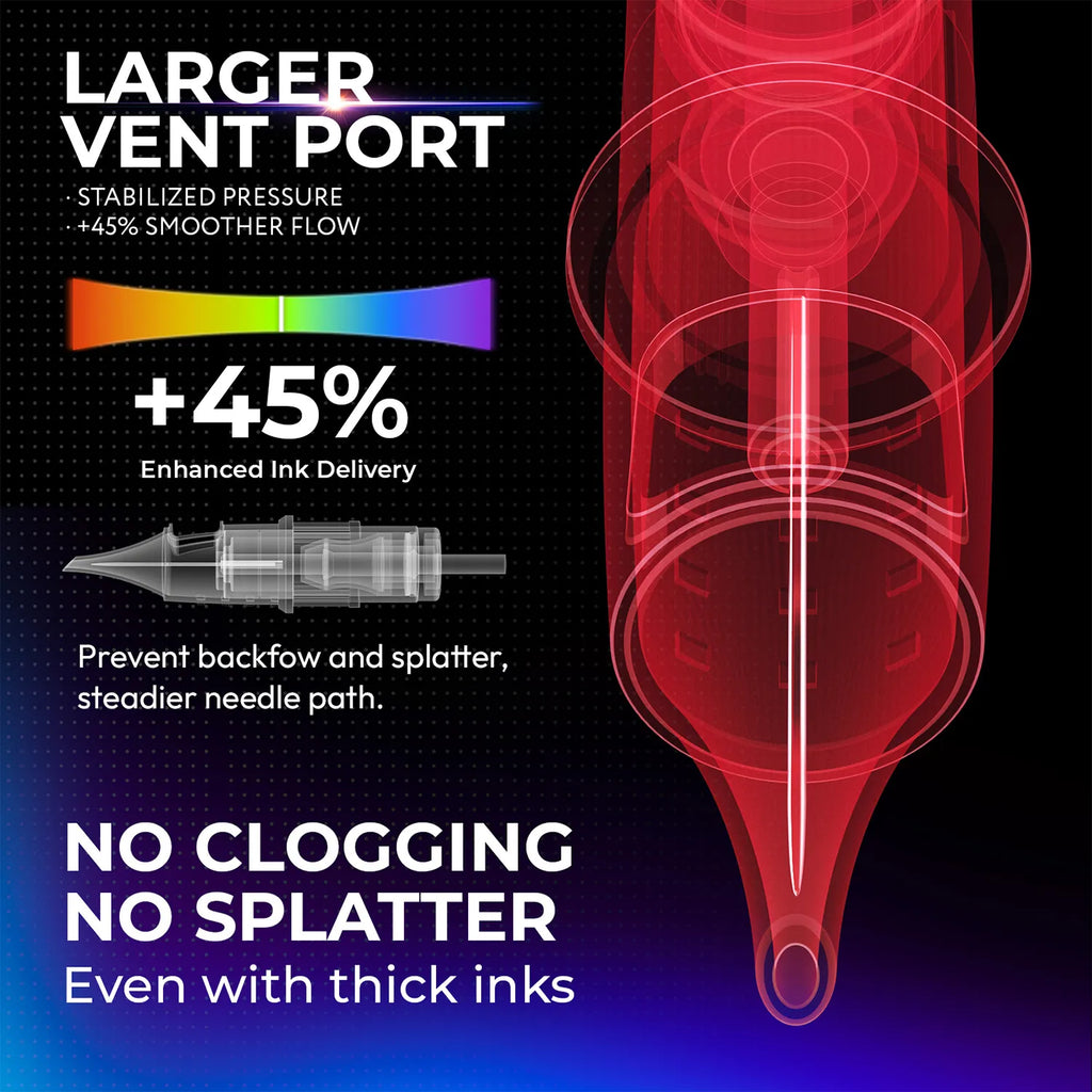 Hard Tension Membrane Tattoo Cartridge - Box of 10